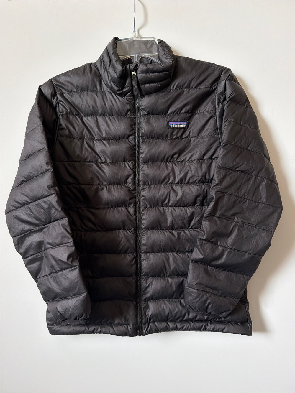 Patagonia Boys Down Sweater Worn Wear Black Size Large